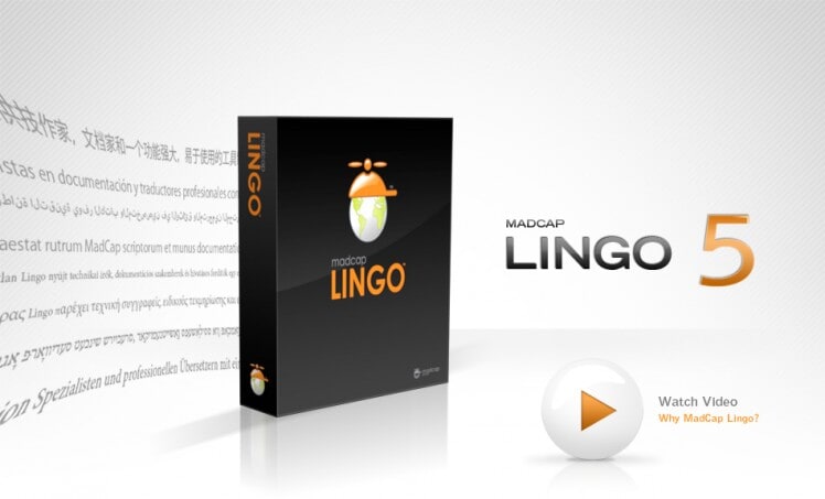 LingointroBanner MadCap Lingo Version 5.0