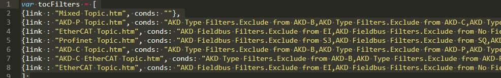 live filtering javascript example