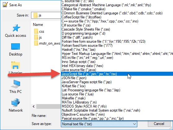 saving-as-.js-file